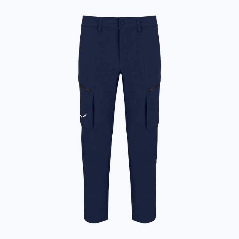 Pantaloni softshell da uomo Salewa Puez DST Cargo blazer navy 5