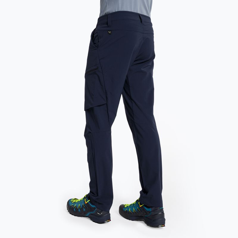Pantaloni softshell da uomo Salewa Puez DST Cargo blazer navy 3