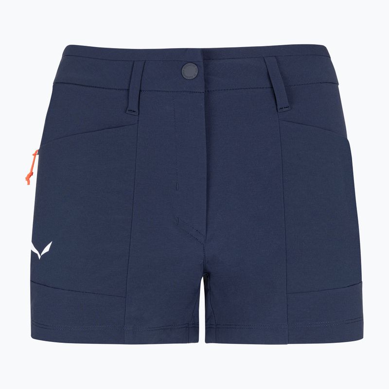 Pantaloncini da trekking da donna Salewa Puez DST Cargo navy blazer