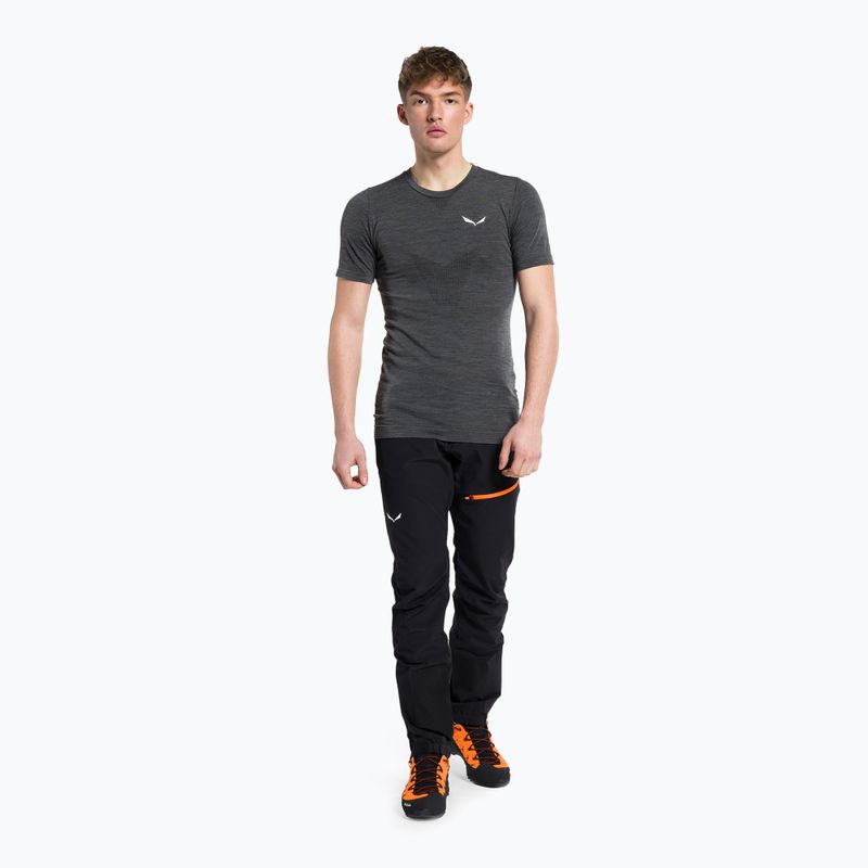 Camicia da trekking da uomo Salewa Pedroc AMR nero out 2