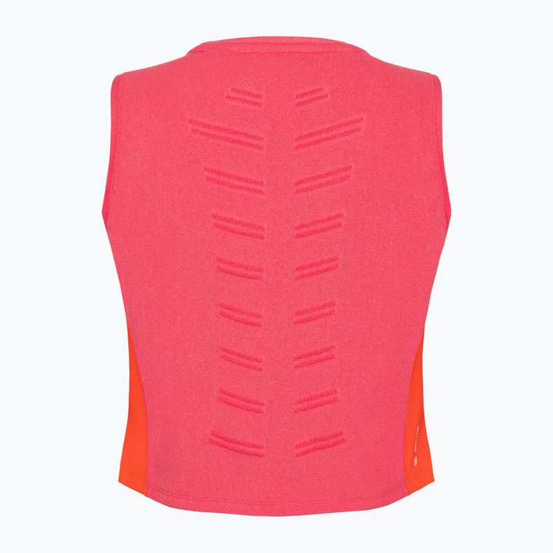 Maglietta trekking donna Salewa Pedroc Dry Resp Tank rosso arancio 2