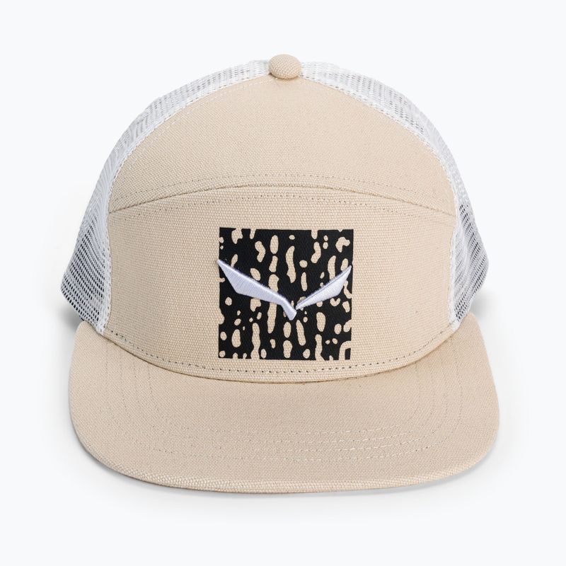 Cappello da baseball da donna Salewa Pure Salamander Logo, farina d'avena 4