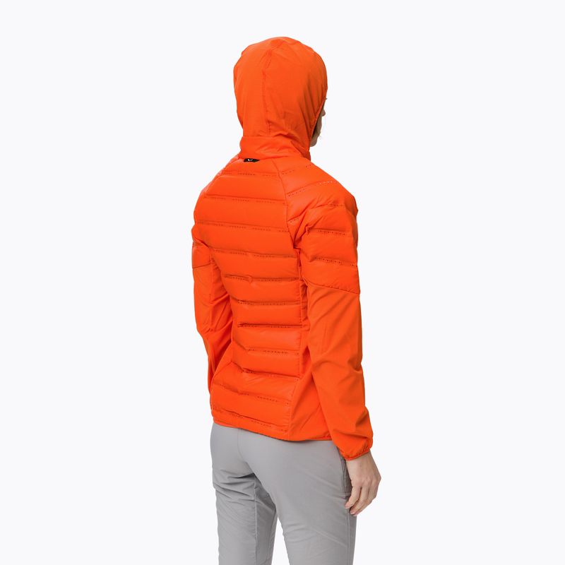 Giacca ibrida Salewa da donna Agner Hybrid RDS rosso/arancio 4