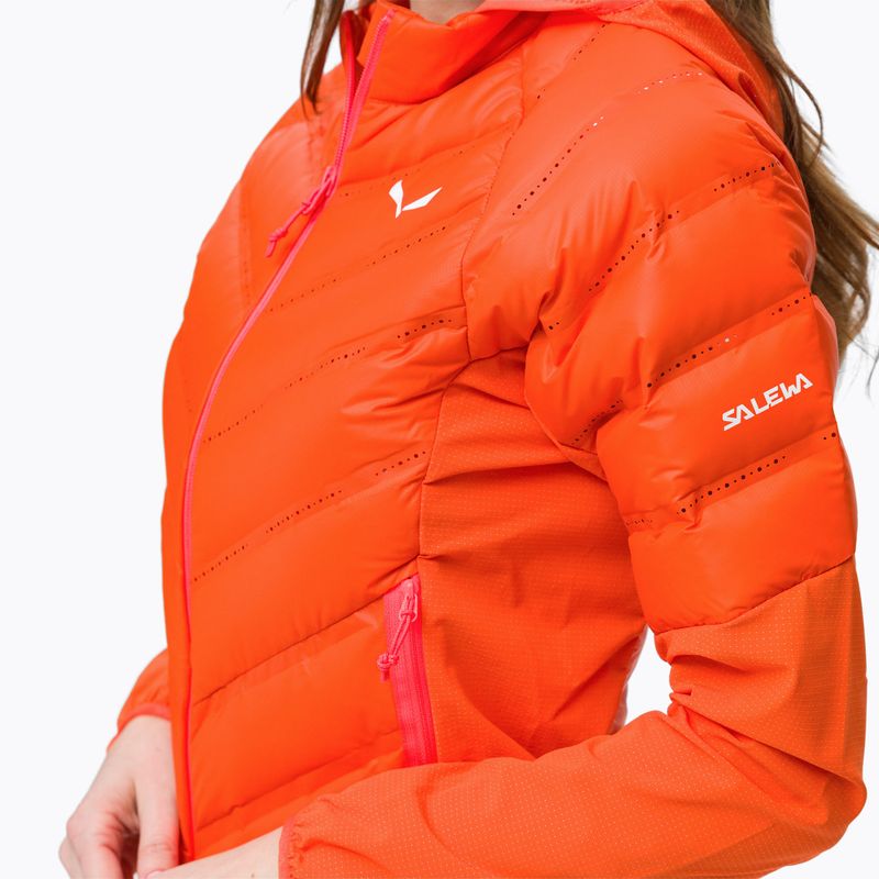 Giacca ibrida Salewa da donna Agner Hybrid RDS rosso/arancio 5
