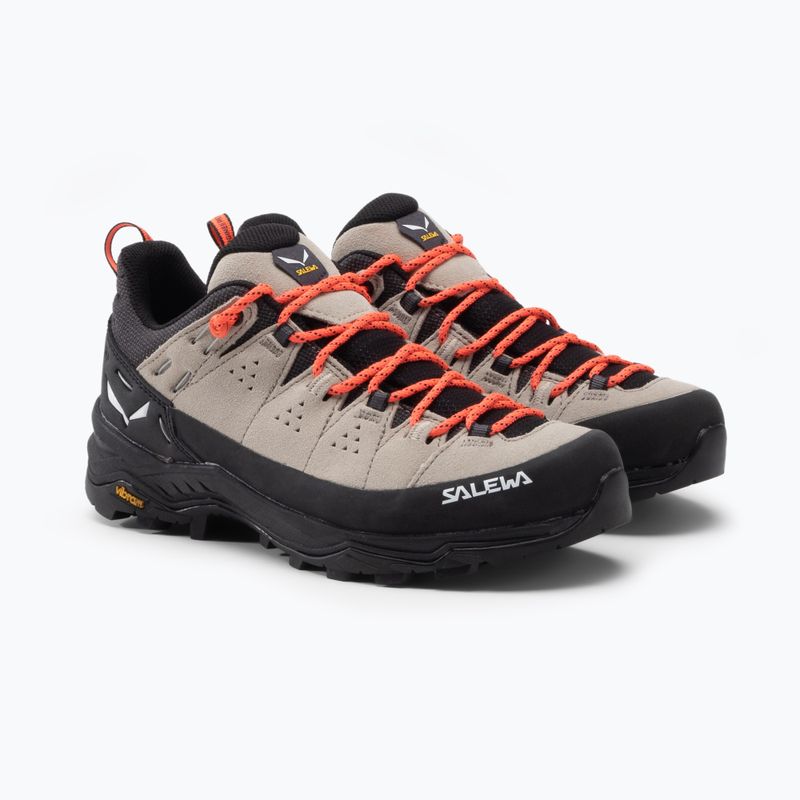 Scarponi da trekking da donna Salewa Alp Trainer 2, farina d'avena/nero 5