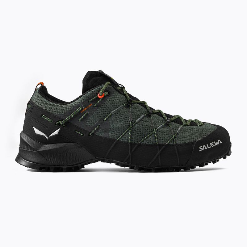 Salewa Wildfire 2 verde grezzo/nero scarpe da avvicinamento da uomo 2