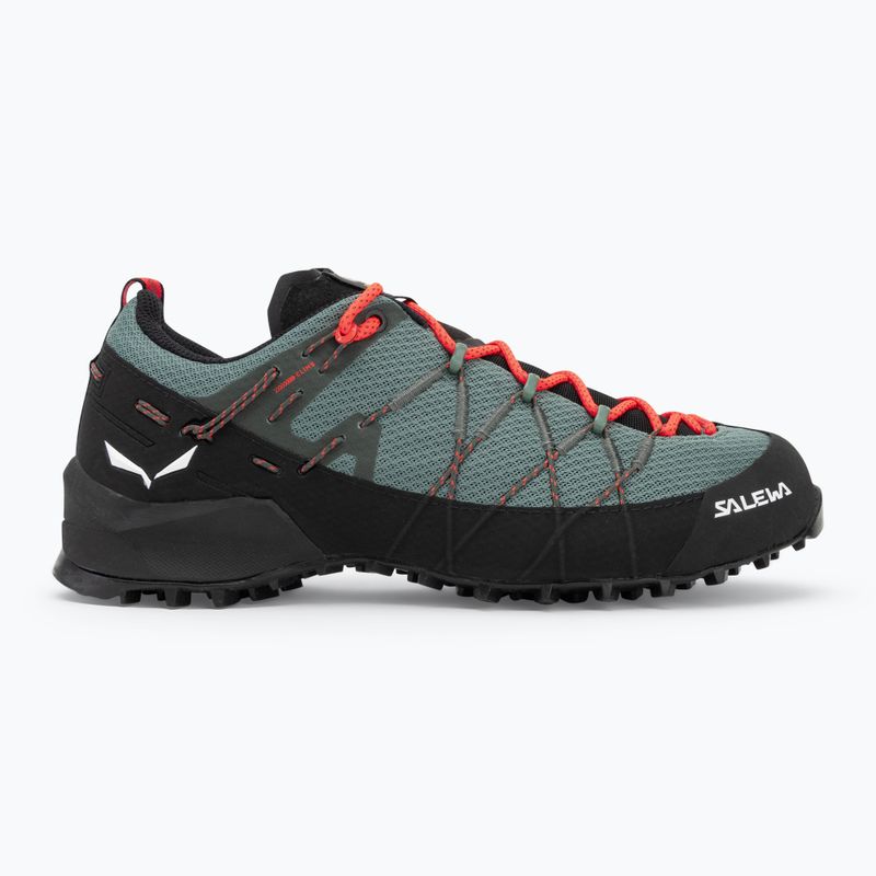 Salewa Wildfire 2 scarpa da avvicinamento da donna verde anatra / nero 3