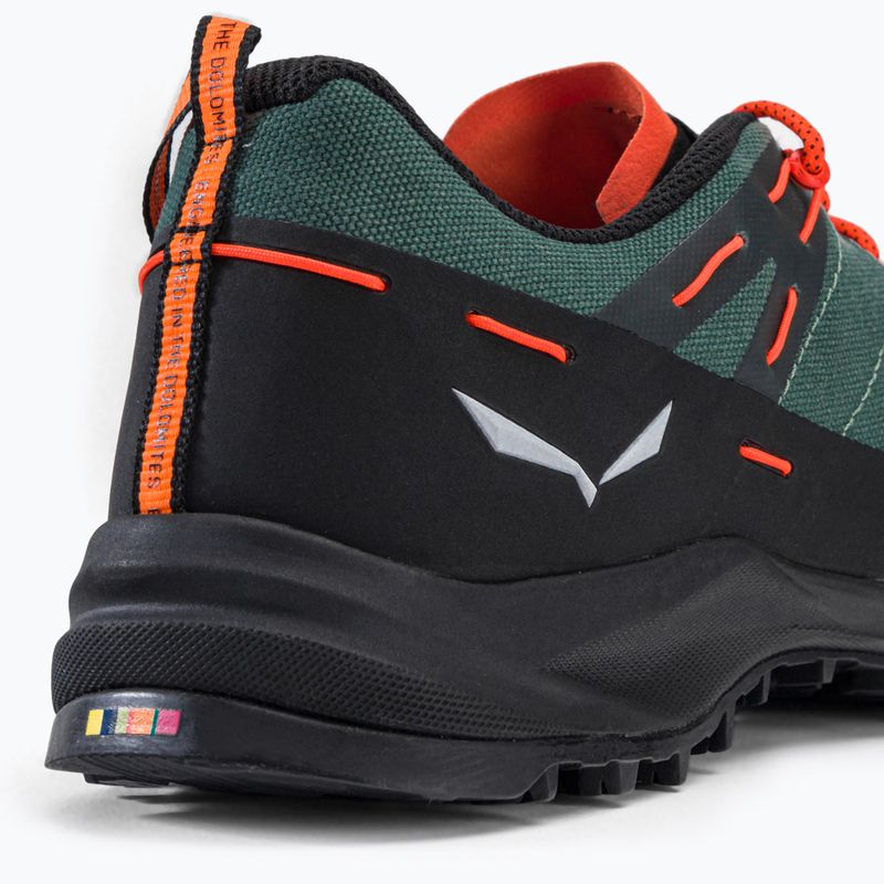 Salewa Wildfire Canvas scarpe da trekking da uomo verde grezzo/nero 8