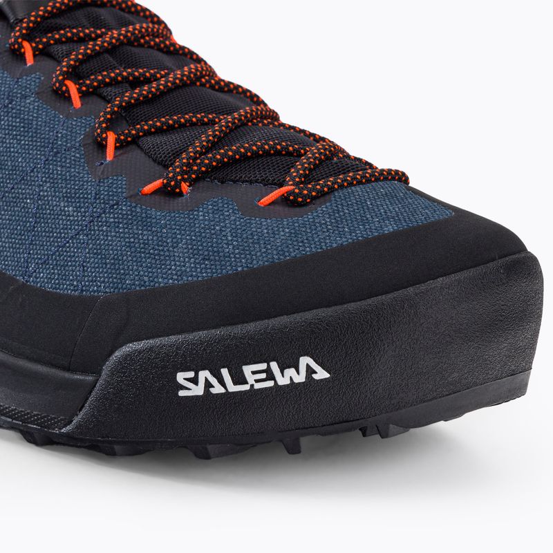 Salewa Wildfire Canvas, scarpe da trekking da uomo in denim scuro/nero 7