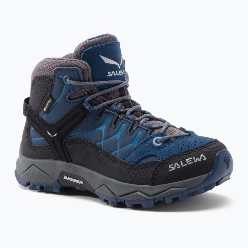 Scarponcini da trekking per bambini Salewa Alp Trainer Mid GTX dark denim/charcoal