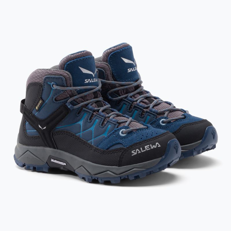 Scarponcini da trekking per bambini Salewa Alp Trainer Mid GTX dark denim/charcoal 5