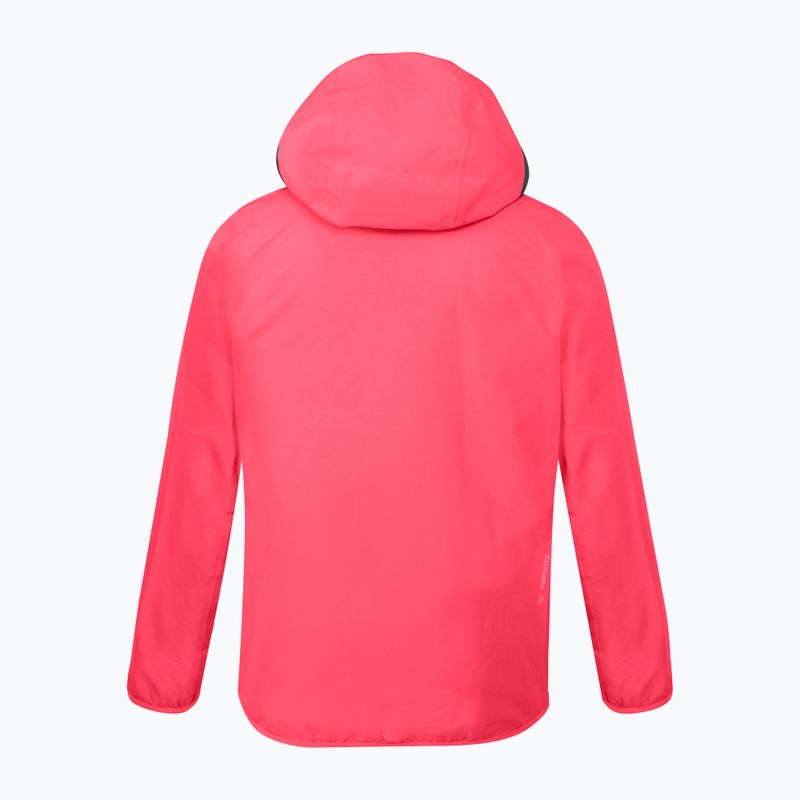 Giacca da pioggia Salewa Aqua PTX calypso coral da bambino 6
