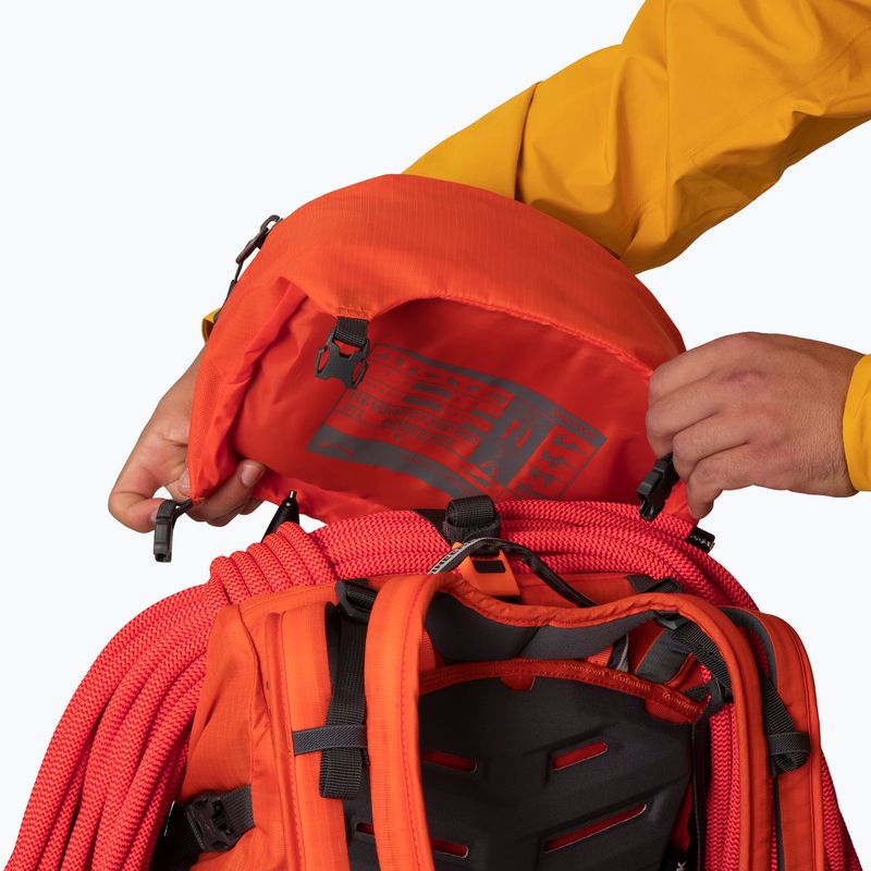 Salewa Ortles Guide 35 l zaino da arrampicata rosso arancio 5