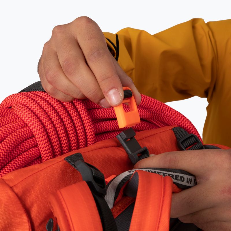 Salewa Ortles Guide 35 l zaino da arrampicata rosso arancio 6