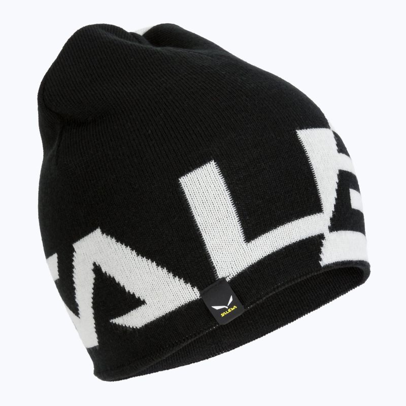 Salewa Antelao 2 Berretto invernale in lana reversibile nero/bianco