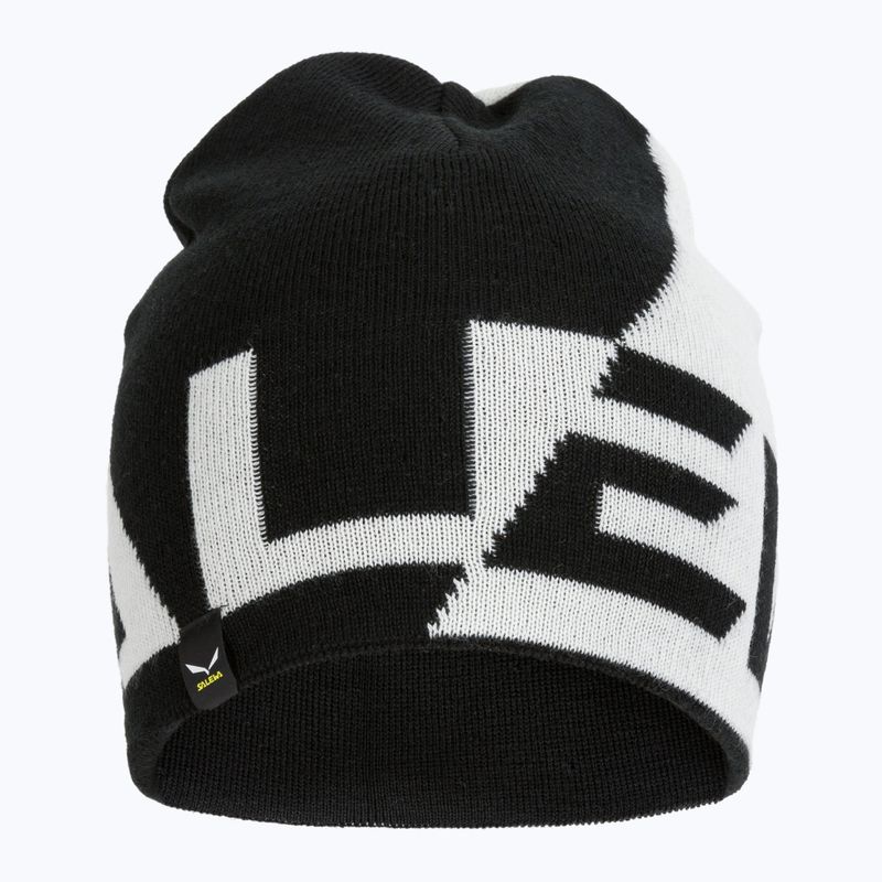 Salewa Antelao 2 Berretto invernale in lana reversibile nero/bianco 2