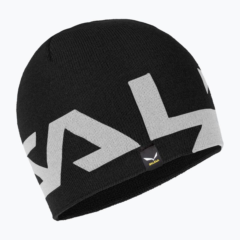 Salewa Antelao 2 Berretto invernale in lana reversibile nero/bianco 4
