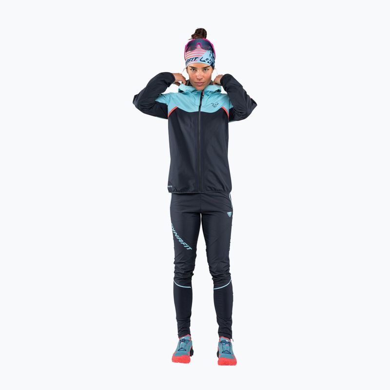 Giacca da corsa DYNAFIT Alpine GTX donna blu marino