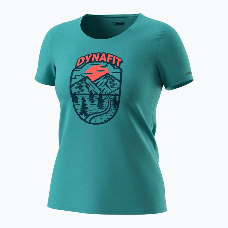 DYNAFIT Maglietta Graphic Co donna blu brittany/horizon 3