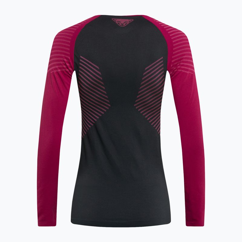 DYNAFIT Speed Dryarn manica lunga termica donna rosso barbabietola 2
