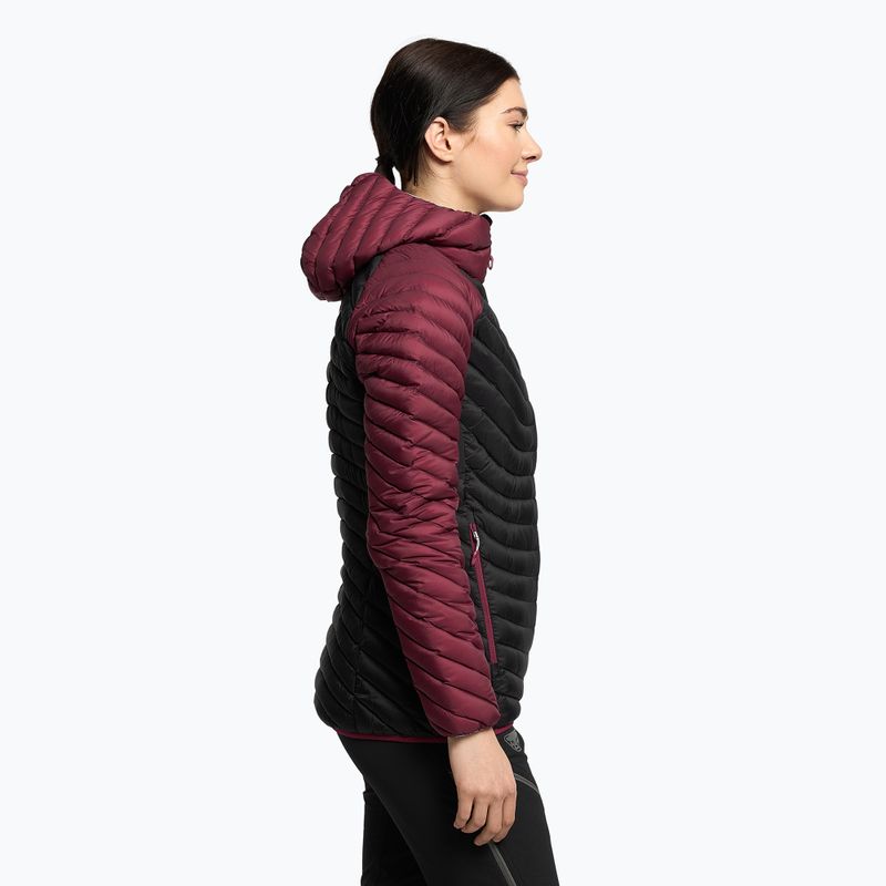 DYNAFIT piumino donna Radical Dwn RDS Hood rosso barbabietola 3