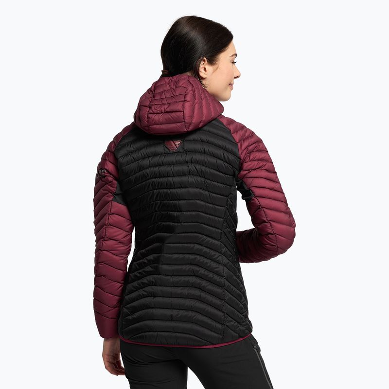DYNAFIT piumino donna Radical Dwn RDS Hood rosso barbabietola 4