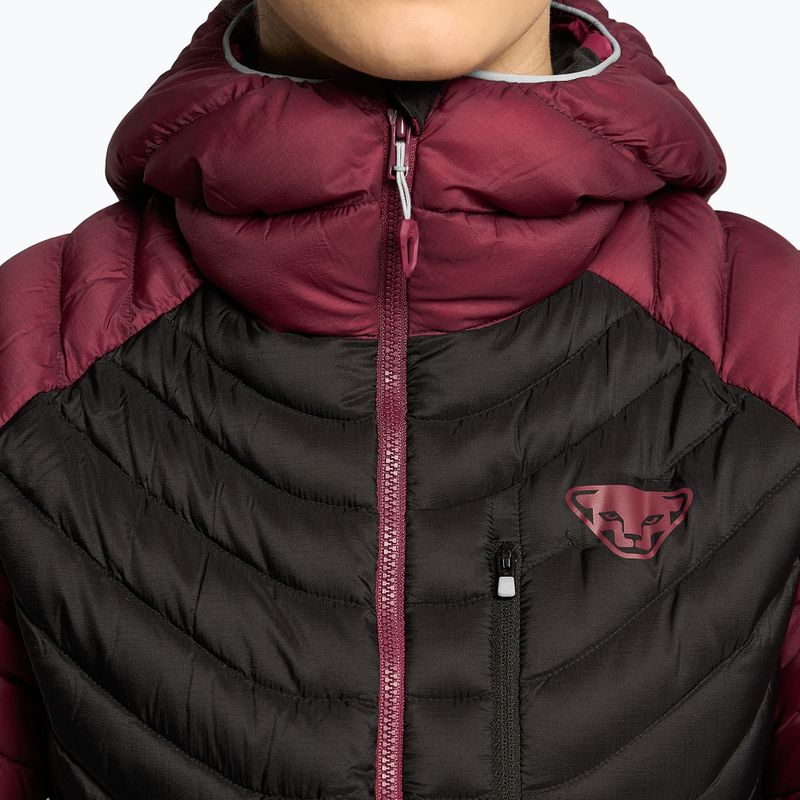 DYNAFIT piumino donna Radical Dwn RDS Hood rosso barbabietola 7