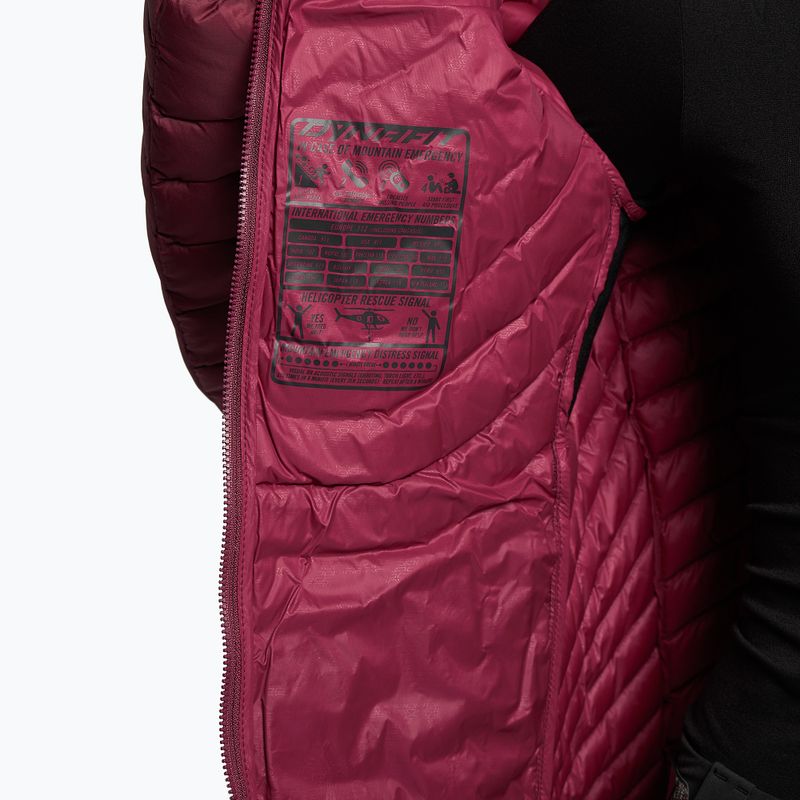 DYNAFIT piumino donna Radical Dwn RDS Hood rosso barbabietola 9