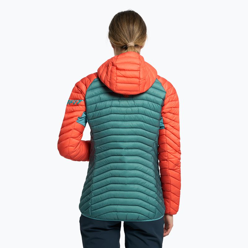 DYNAFIT piumino donna Radical Dwn RDS Hood corallo caldo 4