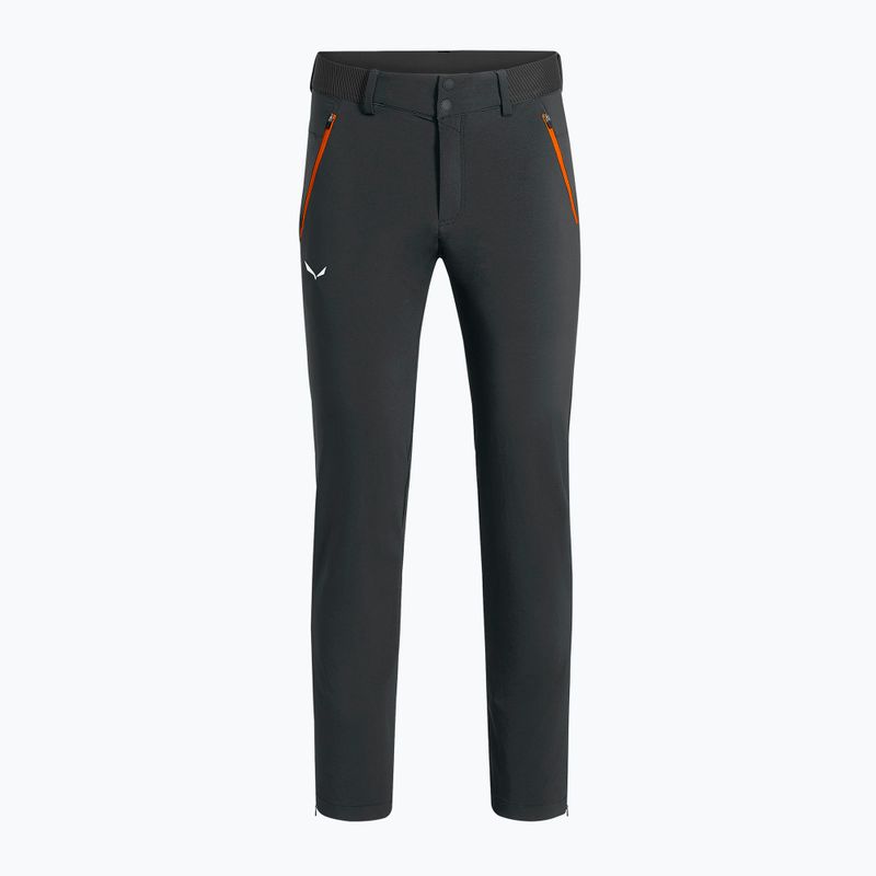 Pantaloni softshell da uomo Salewa Pedroc 3 DST onyx/arancio fluo 6