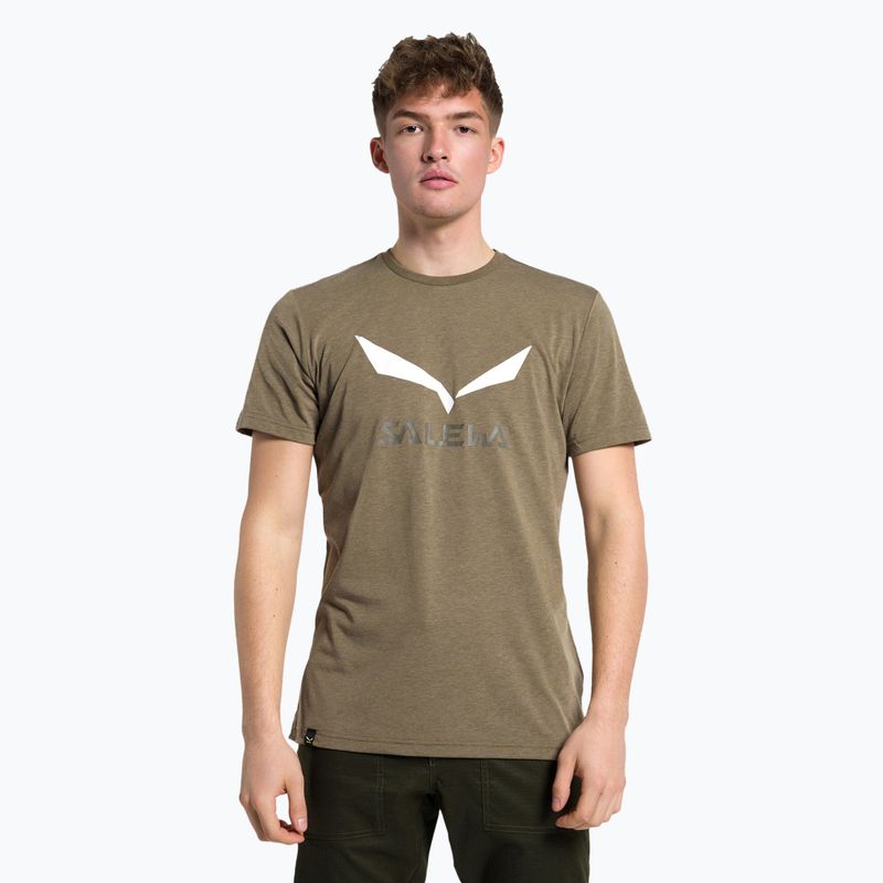 Camicia da trekking Salewa Solidlogo Dry bungee cord melange da uomo