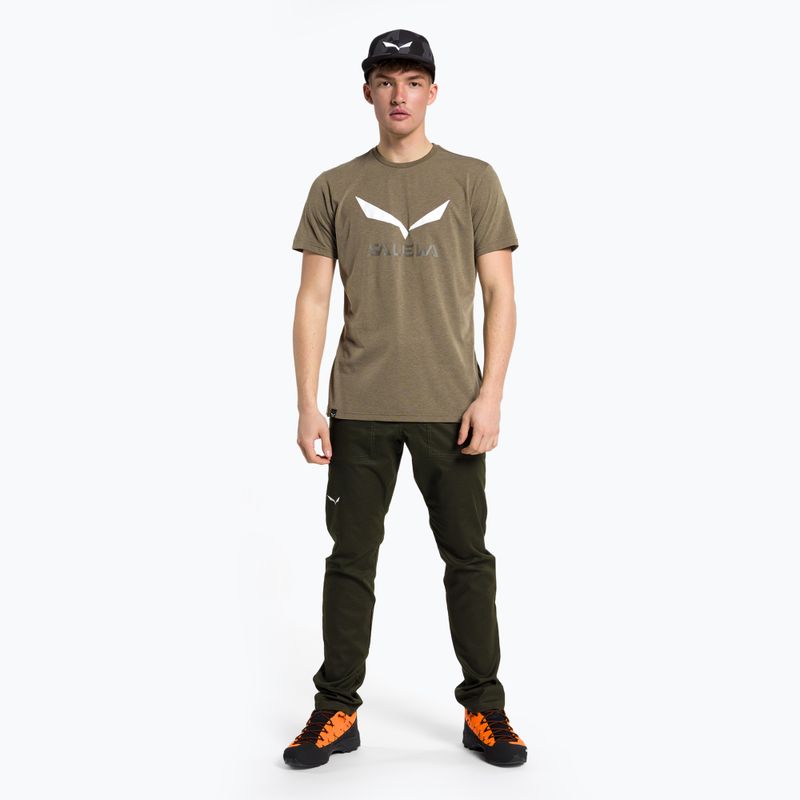 Camicia da trekking Salewa Solidlogo Dry bungee cord melange da uomo 2