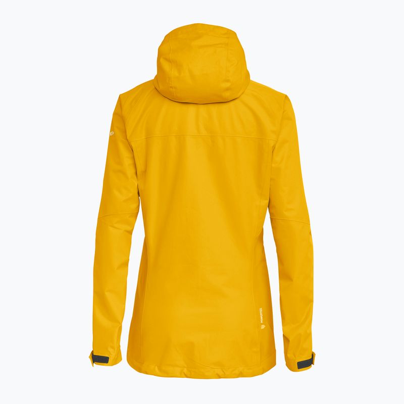 Giacca da pioggia Salewa da donna Puez Aqua 3 PTX oro 2