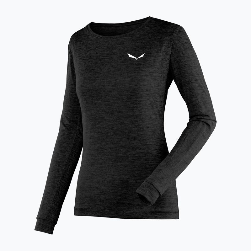 Maglia trekking donna a maniche lunghe Salewa Puez Melange Dry black out melange 3