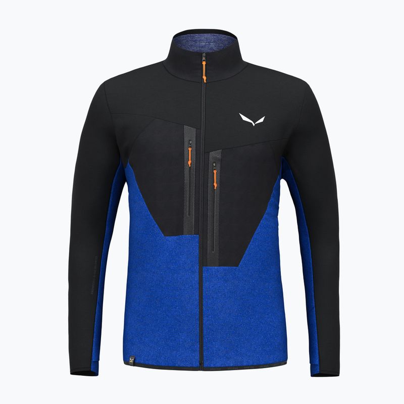 Felpa trekking da uomo Salewa Ortles AM electric/nero out