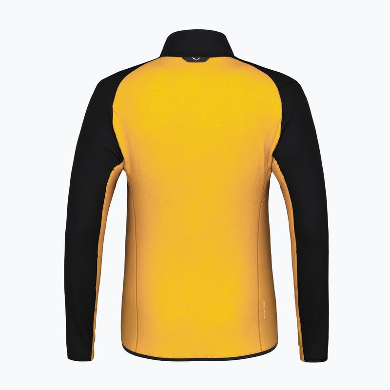 Felpa trekking uomo Salewa Ortles AM oro/nero out 5