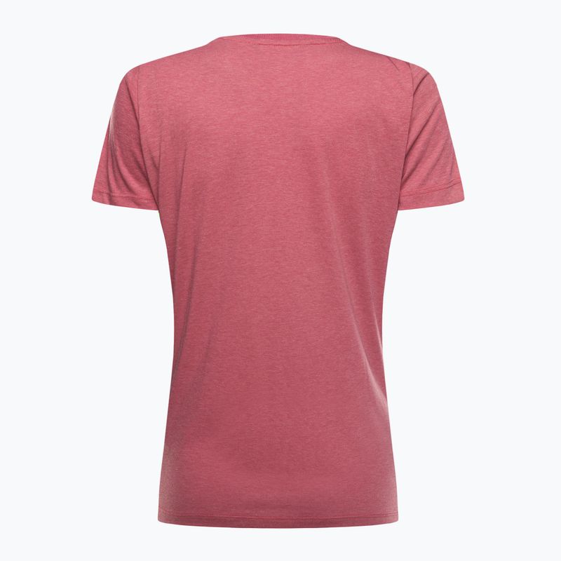Maglia da trekking Salewa Pure Box Dry da donna malva-modello melange/sirena 2
