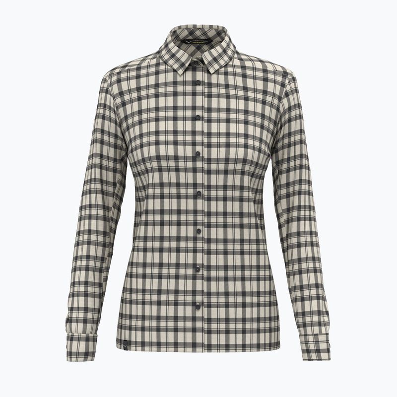 Camicia Fanes Flannel 5PL da donna Salewa, color avena/nero. 6