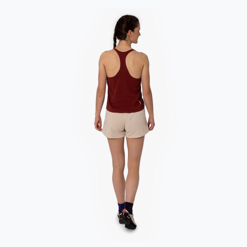 Salewa Lavaredo Hemp Crop Tank maglia da arrampicata donna syrah 2