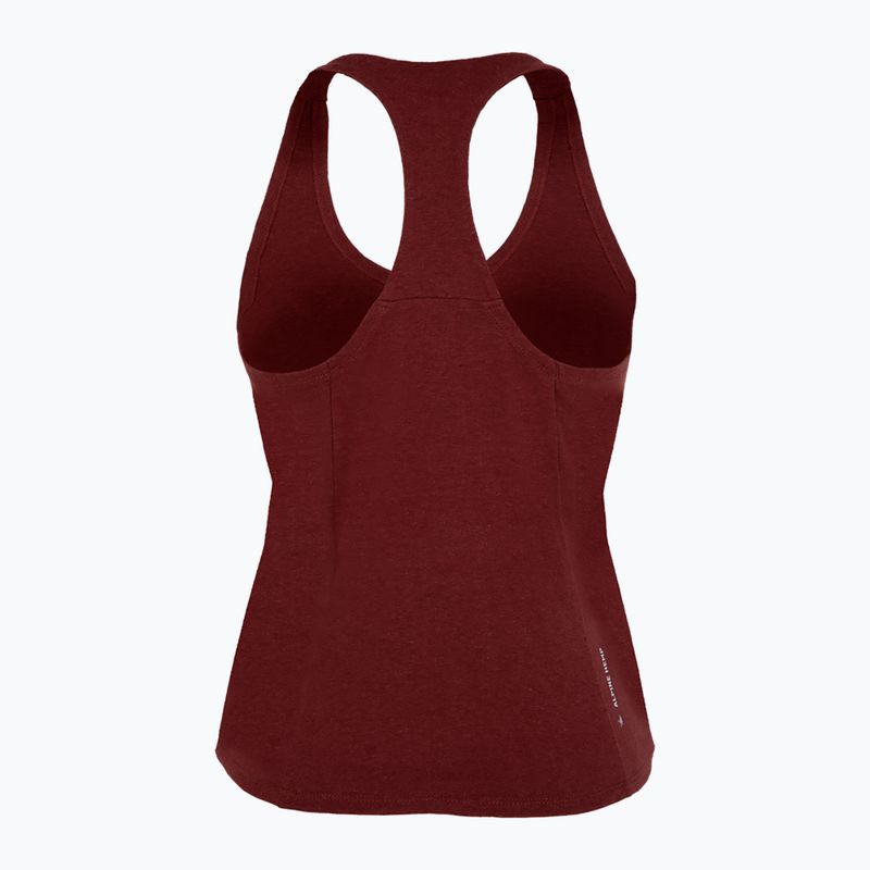 Salewa Lavaredo Hemp Crop Tank maglia da arrampicata donna syrah 6