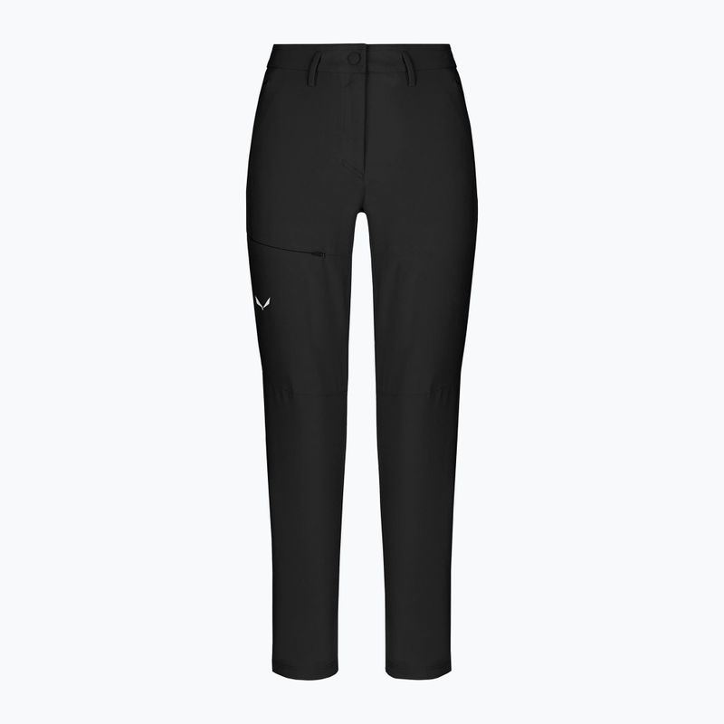 Pantaloni da trekking da donna Salewa Puez Dolomitic 2 Dst Reg nero out