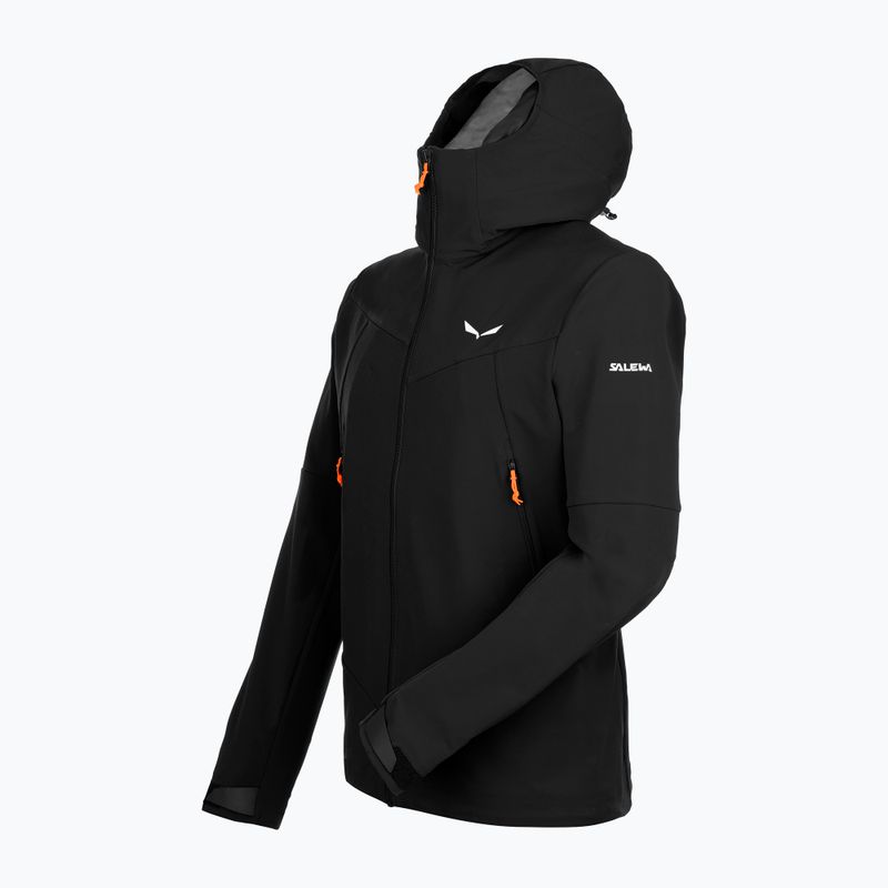 Giacca softshell da uomo Salewa Sella DST black out 5