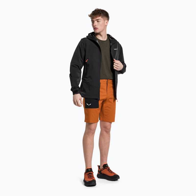 Giacca softshell da uomo Salewa Sella DST black out 2