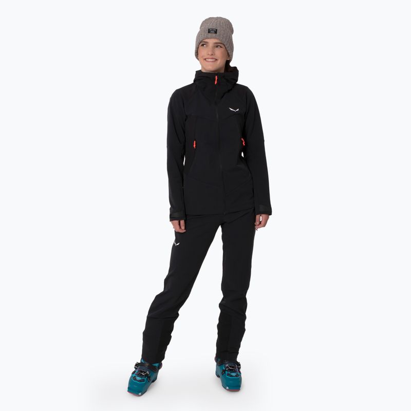 Giacca softshell Salewa da donna Sella DST black out 2