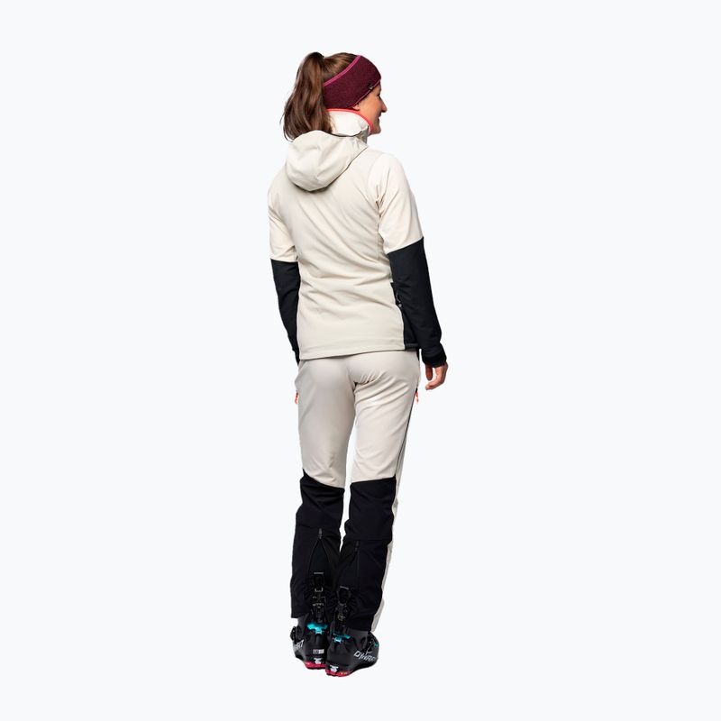 Giacca softshell Salewa donna Sella DST avena/nero out 2