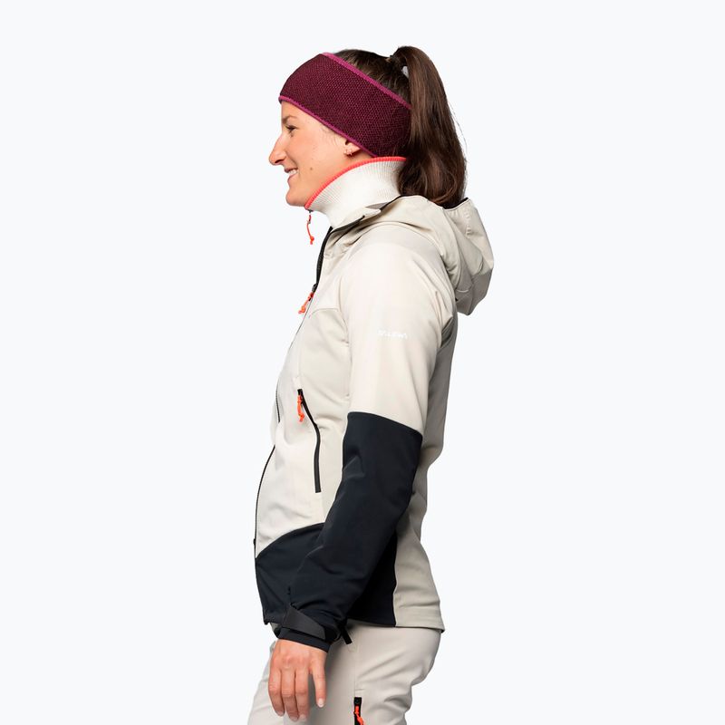 Giacca softshell Salewa donna Sella DST avena/nero out 4