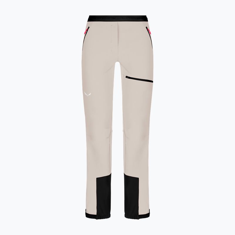 Pantaloni softshell Salewa da donna Sella DST Lights oatmeal/0910 10