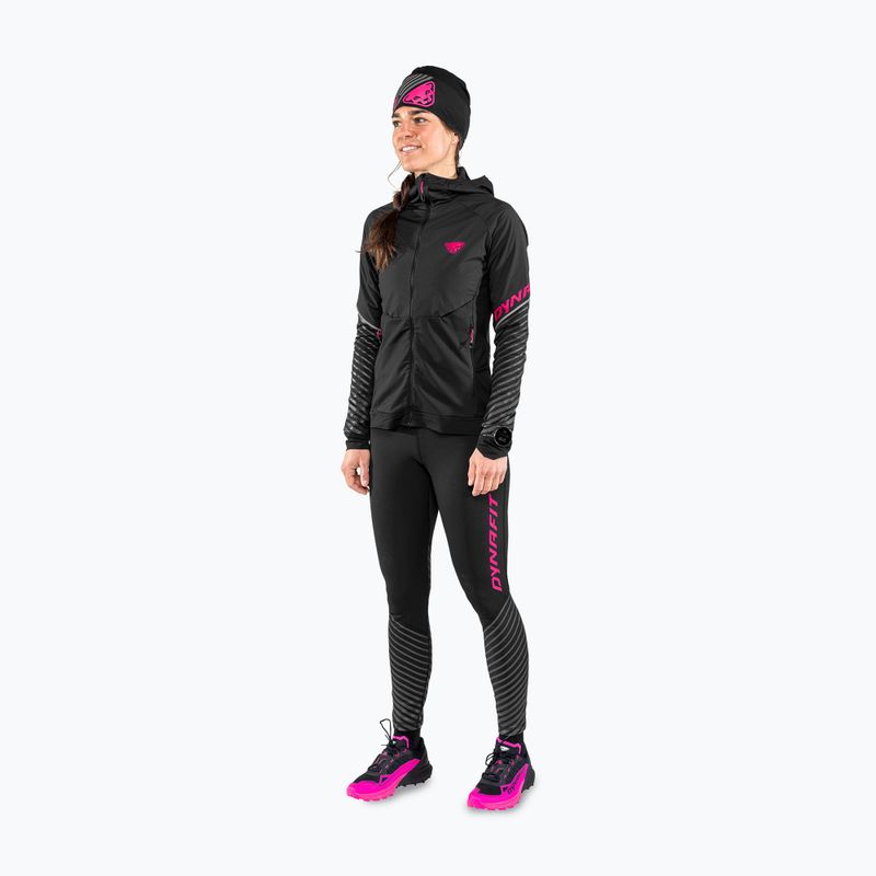 DYNAFIT Alpine Cappello da corsa riflettente nero fuori rosa 2