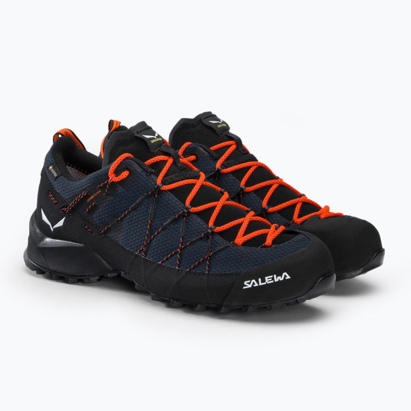 Scarpa da avvicinamento Salewa Wildfire 2 GTX da uomo, blu navy blazer/nero 4