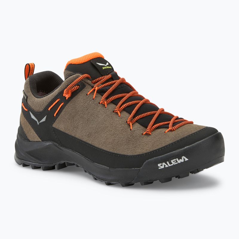 Salewa Wildfire Leather GTX scarpe da trekking da uomo bungee cord/ nero